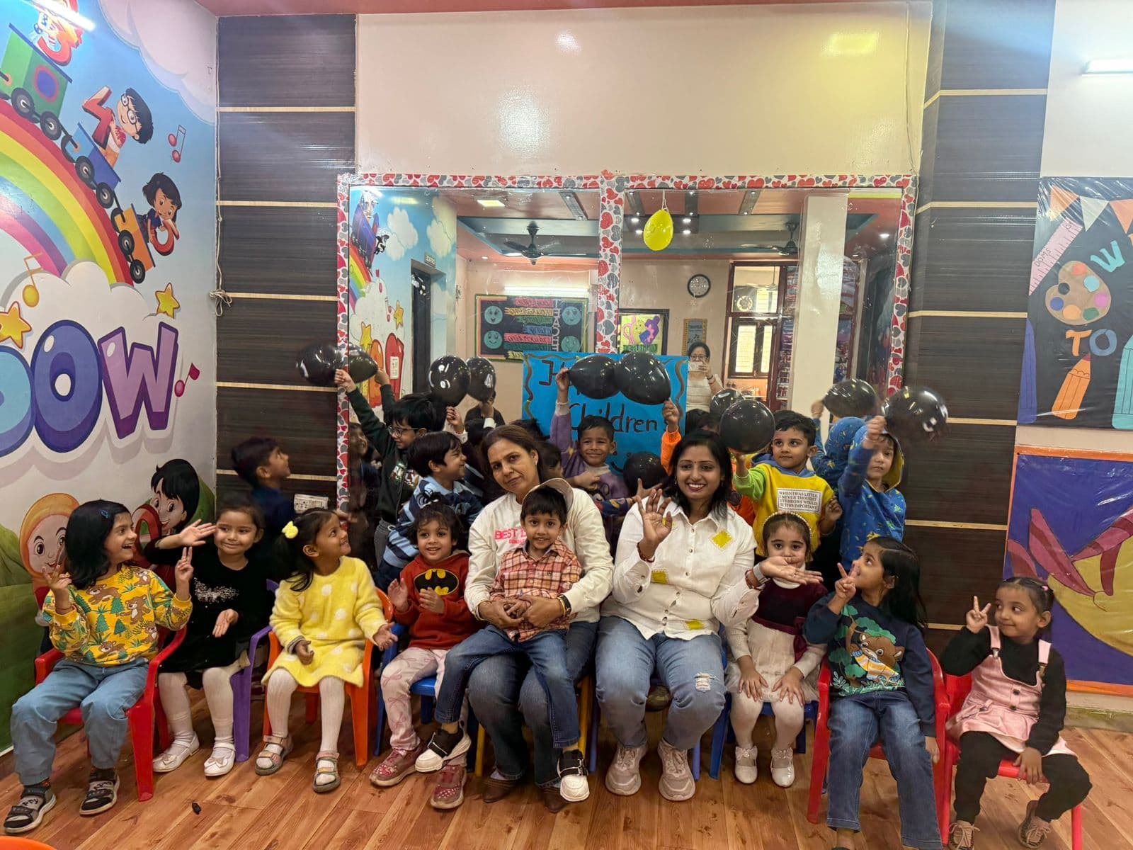 Kidz Safari classroom group photo