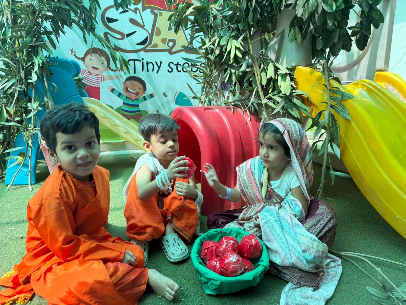 Children exploring and playing at Kidz Safari